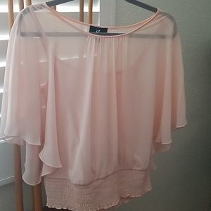 IZ BYER Pink Blouse